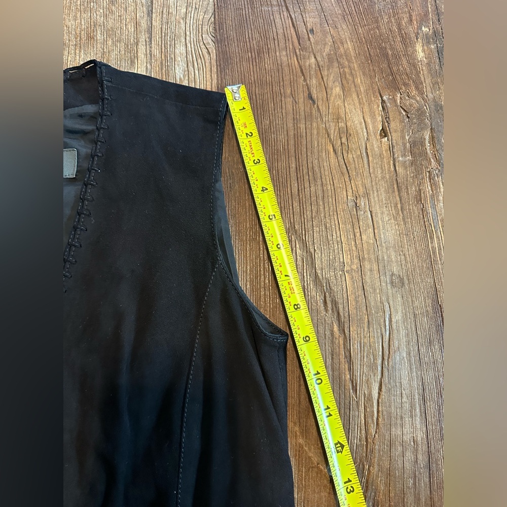 Vintage BALLY leather black vest - Picture 9 of 11